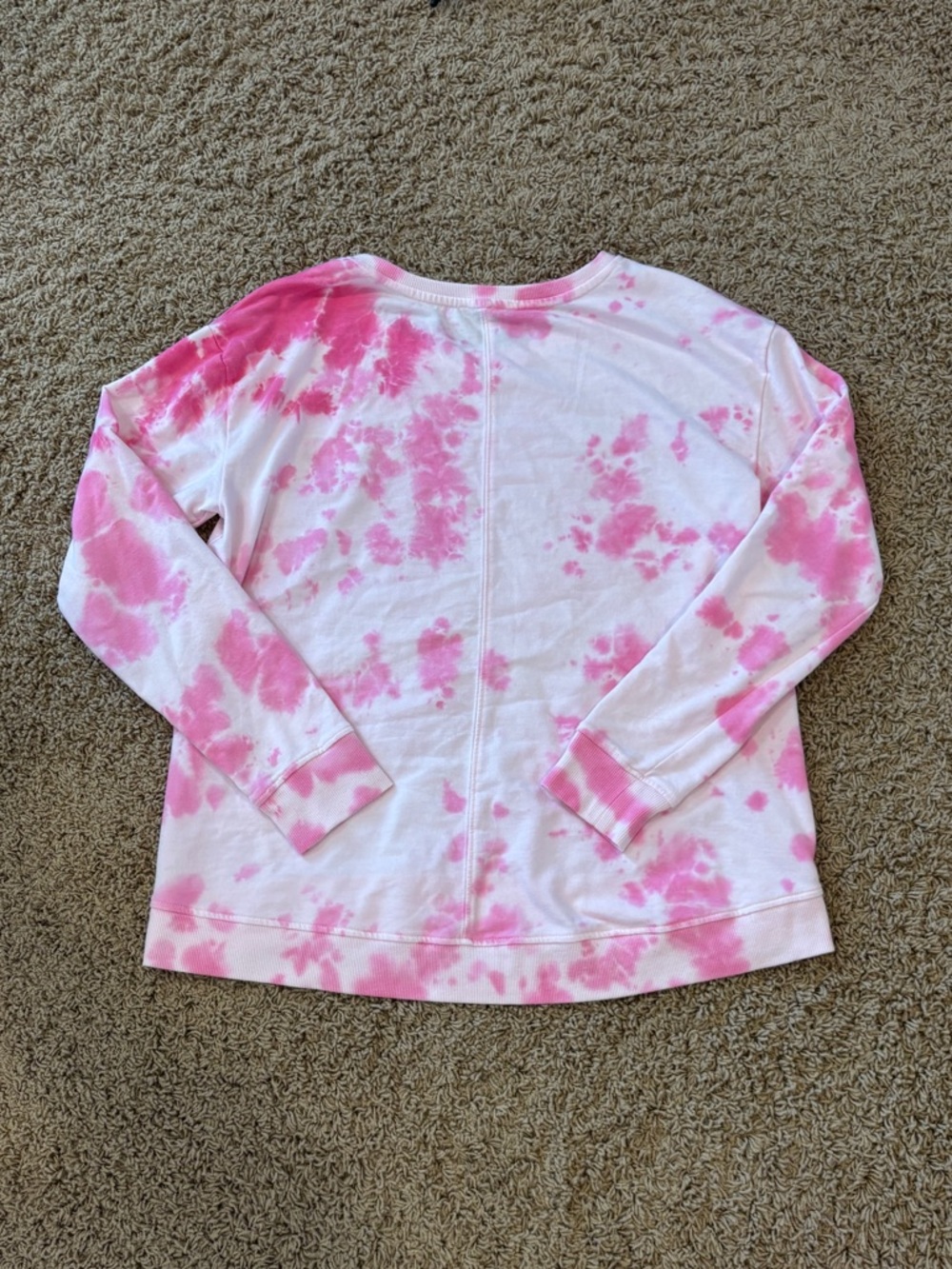 Jane and Delancey Pink Tye Dye Crewneck/Pullover - Picture 3 of 3